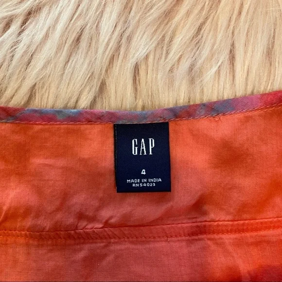 Y2K Floral Tie Dye Trim Cami Dress 2004 - Picture 7 of 9